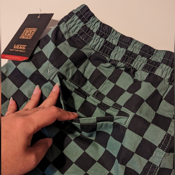 Vans range baggy tapered elastic waist jogger pants men's size M - Picture 7 of 10